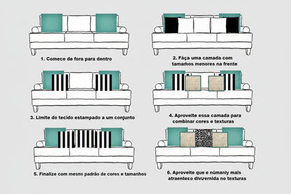 Almofada CAIRO jacquard com fecho