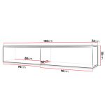 VEGA BRANCO/WOTAN – MÓVEL TV 210cm